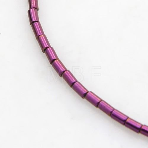 Electroplate Non-magnetic Synthetic Hematite Beads Strands G-J210B-05-1