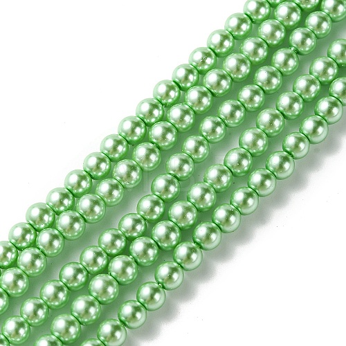 Grade A Glass Pearl Beads HY-J001-4mm-HX066-1