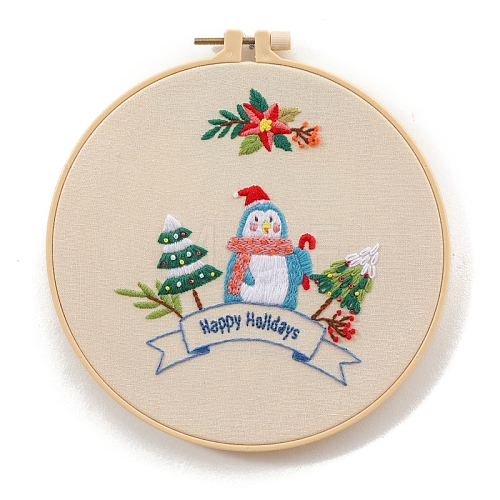 Christmas Pattern DIY Embroidery Kit PW-WG39670-02-1