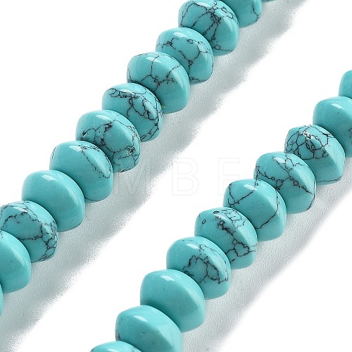 Synthetic Turquoise Beads Strands G-P559-A11-01-1