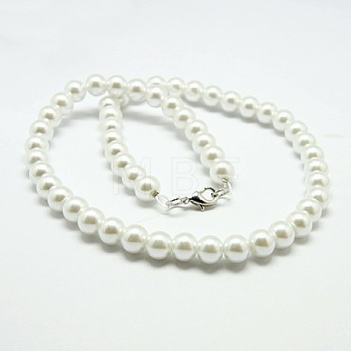 Fashion Glass Pearl Beaded Necklaces X-NJEW-D061-8mm-3-1