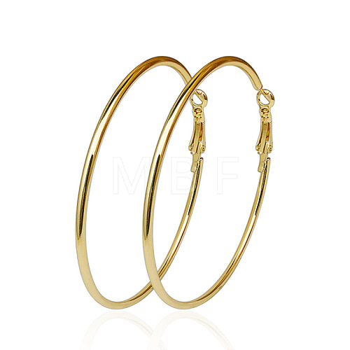 Stylish LED Hoop Earrings for Women - Non-Pierced Clip-On Design ST8100921-1