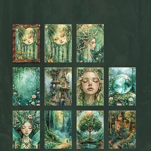 Fantasy Forest Series Scrapbook Paper Pad PW-WGCCA50-02-1