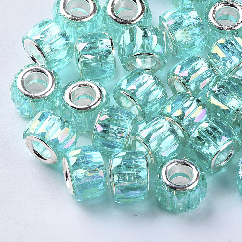 Transparent Resin European Beads RPDL-Q023-A-B03-1