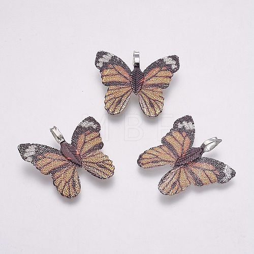 Natural Leaf Pendants KK-F747-D02-1