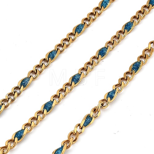 Ion Plating(IP) 304 Stainless Steel Enamel Chains CHS-Q005-06G-10-1