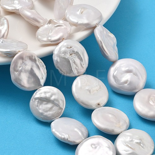 Natural Baroque Keshi Pearl Beads Strands PEAR-P064-08B-02A-1