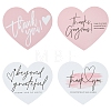 4 Bags 4 Styles Coated Paper Thank You Greeting Card DIY-FS0007-88-1