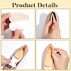 12 Pairs 2 Colors Self-adhesive Sponge T Shape Heel Sticker DIY-WR0005-70-3