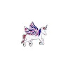 Unicorn Enamel Pin JEWB-E015-02P-1