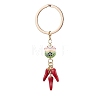 Porcelain & Alloy Enamel Keychain KEYC-JKC01156-03-1