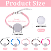 20Pcs 5 Colors Faux Suede Bracelet Making MAK-BM0001-01-2