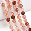 Natural Red Quartz Beads Strands G-T140-6mm-01-3