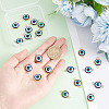 20Pcs 2 Styles Evil Eye Resin Connector Charms FIND-AR0003-29-3