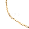 304 Stainless Steel Cable Chain Necklace for Women NJEW-G104-03G-2