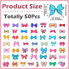 50Pcs PVC Paper Picture Stickers DIY-TAC0010-39-4