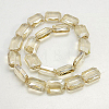 Electroplated Glass Beads EGLA-H002-A-06-2
