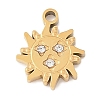 304 Stainless Steel Rhinestone Pendants RB-CBAB4B7-01I-G-1