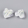 Handmade Foil Lampwork Beads Strands FOIL-T008-08B-3