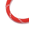 Ployester Core-Wrapped Round Cord Necklace Making KK-CBACFA2-03P-26-2