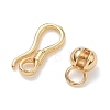 Brass Hook and S-Hook Clasps KK-Z136-41A-G-3
