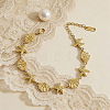 Women's 304 Stainless Steel Bracelets WGEDF3A-01-5