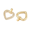 Brass Micro Pave Cubic Zirconia Pendants KK-I475-05G-04-2