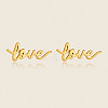 304 Stainless Steel Stud Earrings for Women PD8661-1