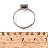 Adjustable 304 Stainless Steel Finger Rings Components SA-CBA8B85-09B-P-2