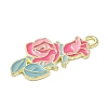 Alloy Enamel Pendants ENAM-P258-04F-G-2
