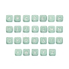 26Pcs 26 Style Silicone Alphabet Beads for Bracelet or Necklace Making SIL-SZ0001-01C-1