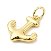 Helm Charms Brass Pendants KK-CJC0013-12G-2
