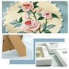 DIY Flower Pattern Photo Frame Embroidery Kits for Beginner PW-WG0A42E-01-2