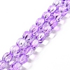 Transparent Glass Beads Strands GLAA-F114-02B-01-1
