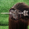 Antique Silver Viking Hair Sticks Hair Pin PW-WG2F806-08-1