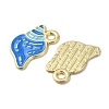 Ocean Alloy Enamel Pendants ENAM-B041-01A-3