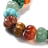 Natural & Synthetic Mixed Gemstone Beads Strands G-K335-02B-3