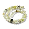 Natural New Jade Beads Strands X-G-F591-16-6MM-4