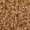 Plated Glass Bugle Beads X-SEED-S046-01A-22B-3