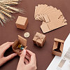Square Folding Kraft Paper Jewelry Boxes CON-WH0089-47B-3