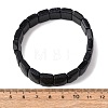Synthetic Blue Goldstone Beaded Stretch Bracelets for Unisex G-K303-02J-5