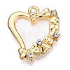 Alloy Rhinestone Pendants PALLOY-N176-50KCG-1