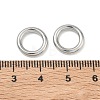 304 Stainless Steel Closed Jump Rings STAS-G393-06P-01-3