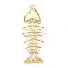 Brass Big Pendants KK-N268-02G-1