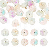 30Pcs 5 Colors Two-tone Resin Charms RESI-TA0005-71-1