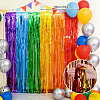 3Pcs PET Iridescent Metallic Party Tassel Streamers DIY-WR0005-71B-2