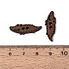 2-Hole Crocodile Wood Buttons BUTT-Q046-01B-3