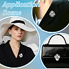 Glass Rhinestone Embroidery Sew on Ornament Accessories PATC-WH0021-070B-5