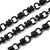 304 Stainless Steel Flat Round Link Chains CHS-K024-13EB-1