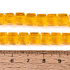 Transparent Glass Beads Strands GLAA-R041-8x8mm-A02-4
